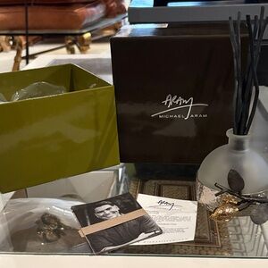 Michael Aram Brown and Green Decorative Box Set